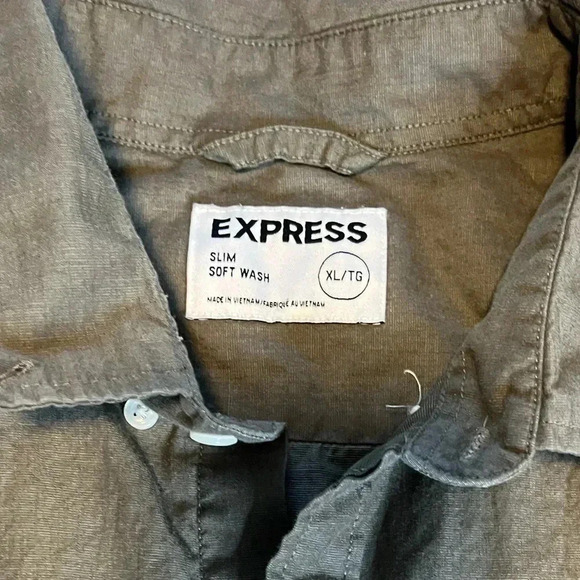 Express Extra Slim Fit Button Up Shirt - Picture 2 of 4